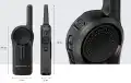 MOTOROLA CLR-446 walkie compact pour UTILISATION GRATUITE PMR-446 taille réduite.