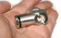 M&P C.UHF.AC7-M90 90º angled male PL connector for 7.3 mm cable