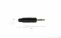 CON0809 Black banana biconexion inner cable 2 mm