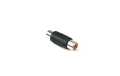 CON1094 RCA female - female adapter. Color Black