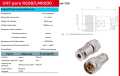 Conector CON12O2 PL Macho TeflonN para solda RG58 - ALTA QUALIDADE -