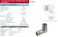 CON4262 N Macho conector angular de 90 graus para soldar LMR400 PTFE