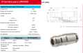CON-4264 N Conector FÊMEA Cabo RF-400UF diâmetro do cabo 10,3 mm