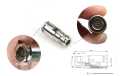 CON-4264 N Conector FÊMEA Cabo RF-400UF diâmetro do cabo 10,3 mm