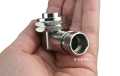CON4274 DIN 7/16 Male Connector 90 Degrees 1/2 Flexible Corrugated Cable