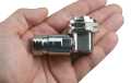 CON4274 DIN 7/16 Male Connector 90 Degrees 1/2 Flexible Corrugated Cable