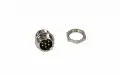 CONTH8600CH Conector chasi 6 pins para emisora TH8600 incluye tuerca.