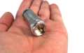 Conector PL macho M&P CON-UHF7-MS para soldagem de cabo de 7,3 mm de diâmetro