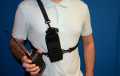 CS02 Funda Universal de Nylon. Fijación para cinturón y 3 arneses. Para walkies de talla Grande