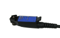 Microfone de ouvido ENTEL EA12DT9 ATEX para walkies das séries DTE 800 e 900