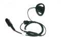 HYTERA EHN37-P PTT-VOX closed-back earpiece headset. For AP5 and BP5 series