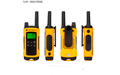 MOTOROLA TLKR T80 EXTREME QUAD Walkie Uso Libre. Maleta 4 unidades