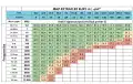 Tableau des pertes EXTRA FLEX BURY 10C M&P
