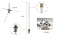 Antenne de base en fibre de verre MA1300 Falkos 144/430 Mhz. 1,4 mètres PL