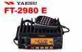YAESU FT2980E 144 MHz VHF transmitter power 80 watts output without fan cooling! Four selectable power output levels are provided: 80/30/10/5 Watts. The power selection can be stored in the memory. The large 6-digit LCD backlit display on the FT-2980R ens