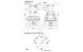 YAESU G 450 CDC Rotor Azimutal tipo torreta par de fuerza 600kg/cm