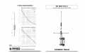 Antena de base UHF SIRIO GP 365-470C de 365 a 470 MHz. com tábua