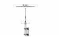 Antenne de base omnidirectionnelle SIRIO GP 868 C UHF de 835 à 900 MHz