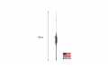 PROCOMM HBL4120 Antena rosca 3/8 vehiculo radiante CB27 Longitud 168cm