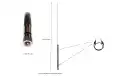 KOMUNICA HF-EXPLORER-1 Antena móvil 7 bandas: 80/40/20/15/10/6/2m