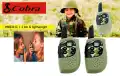 COBRA HM-230-GREEN Pareja de walkies uso libre color verde alcance 3km