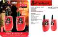 COBRA HM-230-RED Pareja de walkies uso libre color rojo alcance 3 km