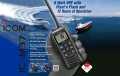 ICOM IC-M37E Walkie Talkie banda Marina Nautica VHF IP57, 6 watios