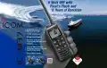 ICOM IC-M37E Walkie Talkie banda Marina Nautica VHF IP57, 6 watios