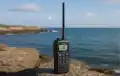ICOM IC-M37E Walkie Talkie banda Marina Nautica vista en mar