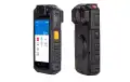 I-10 bodycam INRICO. Walkie 4G LTE POC com câmera frontal e câmera traseira