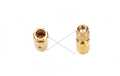 JR6852 Conector SMA macho para soldar compatible para el cable RG58