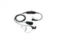 Fone de ouvido micro tubular Kenwood KHS-8BL com conector PTT duplo de 2 pinos