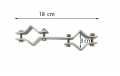 LEMM TS14 Support for LEMM balums tube diameter 30 mm, Accessories to hold two tubes maximum diameter 3 cm. Material Galvanized iron.