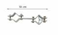 LEMM TS14 Support for LEMM balums tube diameter 30 mm, Accessories to hold two tubes maximum diameter 3 cm. Material Galvanized iron.