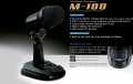 YAESU M-100 Desktop microphone for YAESU HF stations: FTDX 9000, FTDX 5000, FTDX 3000, FTDX 1200, FT-991A, FT-891 and their FT-450 series