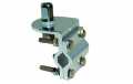 MFJ342T 3/8 threaded antenna holder ideal for fastening on railings or tubes, lower connector is PL female.