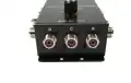 Switch MFJ-1700C para 6 antenas e 6 transceptores