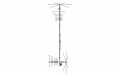 MFJ1799 MFJ Vertical Antenna 10 band 2,6,10,12,15,17,20,30,40,80 meters