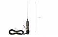 Antenne mobile LEMM MINITURBO BLACK avec lettres argentées CB 110 cm