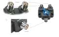 MIRMIDON MIRC02PL Switch with 2 positions PL connectors, The MIRC02PL is a high quality switch with female PL connectors, designed for the connection of two antennas to the same station.