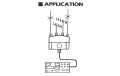 MIRMIDON MIRC04PL Switch 4 positions female PL connectors