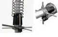 Antenne verticale 5/8 CB 26 à 30 MHz, longueur 7,18 mètres