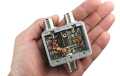 The MX-720-PWRD duplexer is designed to operate in multiple frequency bands, including HF (1.6-30 MHz), VHF (50-150 MHz), and UHF (400-460 MHz). This makes it suitable for a wide range of amateur radio and communication applications.