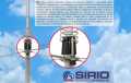 NEW TORNADO-2024 SIRIO CB base antenna from 27 to 30 Mhz 5/8 Length 7.23 m SIRIO brand base antenna model NEW TORNADO for the CB band 27-30Mhz.