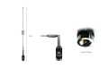 Ampla faixa de frequência: Cobrindo uma faixa de frequência de 143-147 MHz em VHF e 435-445 MHz em UHF, esta antena é adequada para uma variedade de bandas e aplicações.