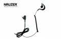 PIN29-K5 NAUZER Micro Auricular cable rizado negro para walkie TK3601 KENWOOD