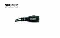 PIN29-K5 NAUZER Micro fone de ouvido preto cabo encaracolado para walkie TK3601 KENWOOD