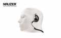 PIN29-K5 NAUZER Micro Auricular cable rizado negro para walkie TK3601 KENWOOD