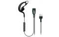 NAUZER PIN29-S Micro auricular orejera PTT rizado negro