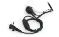 NAUZER PIN339-FTA Micro- Auricular orejera rizado con PTT para YAESU serie Aviacion. Valido para oreja Izquierda o derecha. Compatible con walkies portátiles FTA-250L, FTA-450L, FTA-550L, FTA-750L